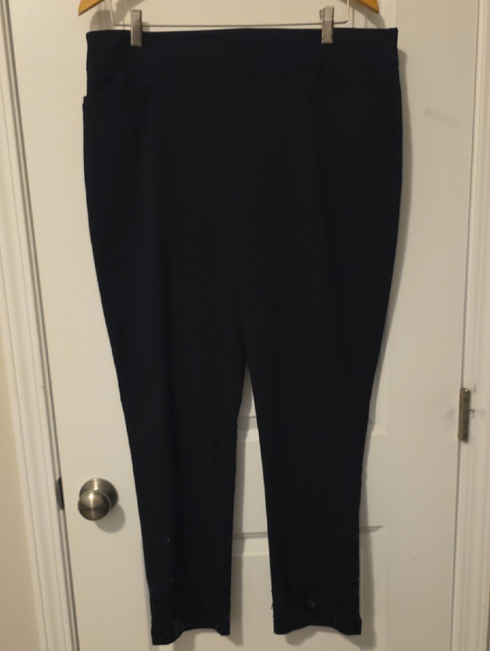 Chicos Embelished Ankles Pants Size 14
